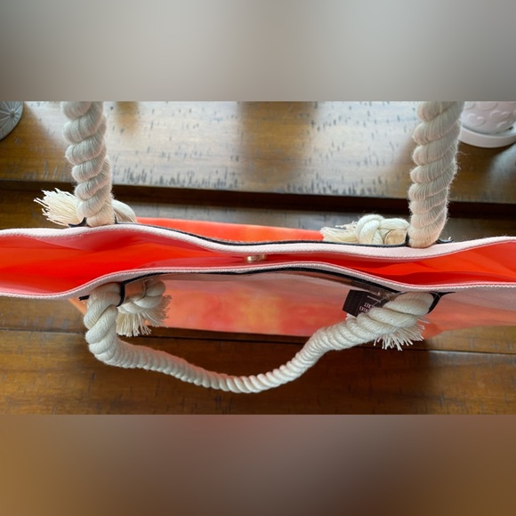 •NWT•Victoria’s Secret Ombré XL Tote Bag with Braided Rope Handles - Picture 11 of 13